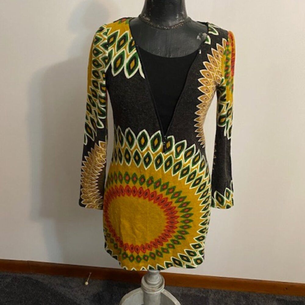Anthropologie Aryeh Geo Metric Boho dress, size XS